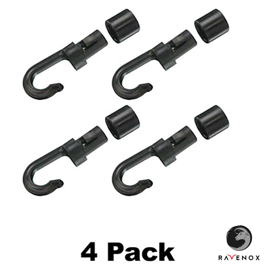 Ravenox Bungee Cord Hook Set | Small Shock Cord Bungee Hook Set 1000 Pack