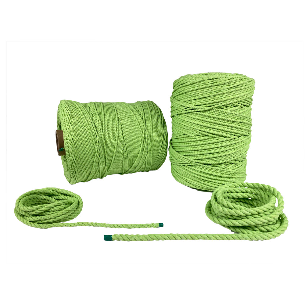 Light Green 1mm Waxed Cotton Cord | Hackberry Creek