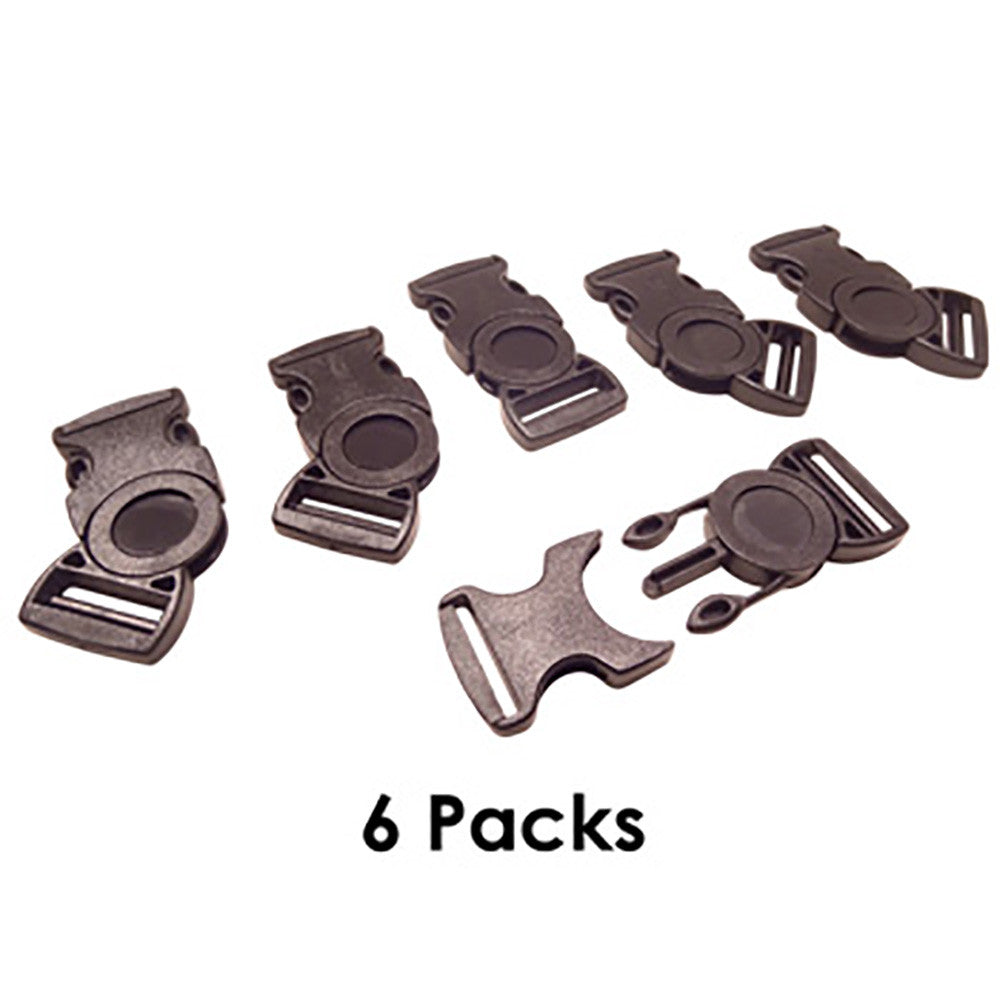 Hebillas laterales de plástico negro de 1 1/4 pulgadas – Disponible en  paquetes de 5, 10 y 20