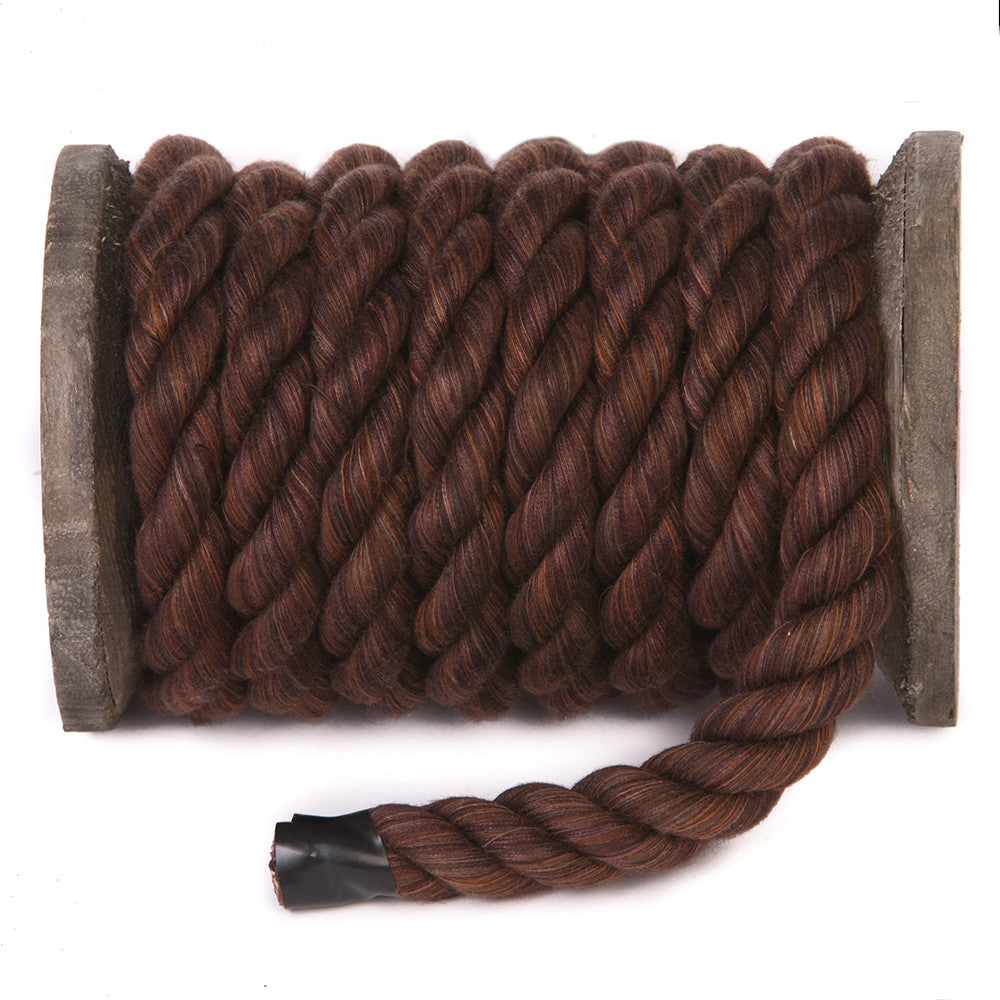 Ravenox Twisted Cotton Rope (chocolate) - 1/2-Inch x 25-Feet - 13641845309530