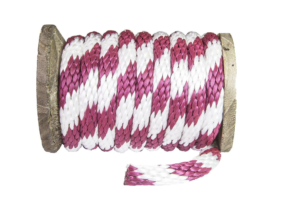 Ravenox Red Twisted Polypropylene Rope | Thick Colorful Cordage 3/8-Inch x 50-Feet