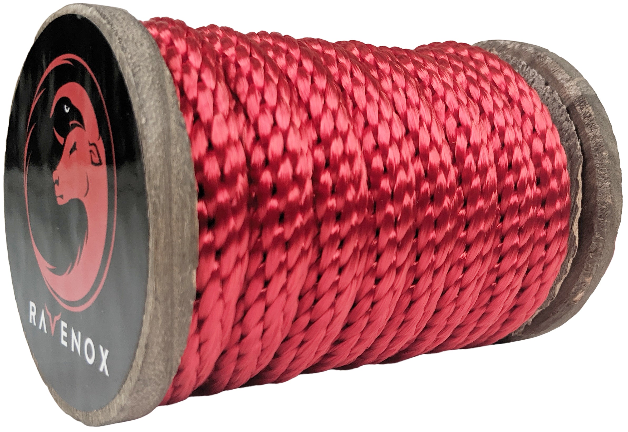 Ravenox Solid Braid Polyester Ropes Patriotic Red Polyester