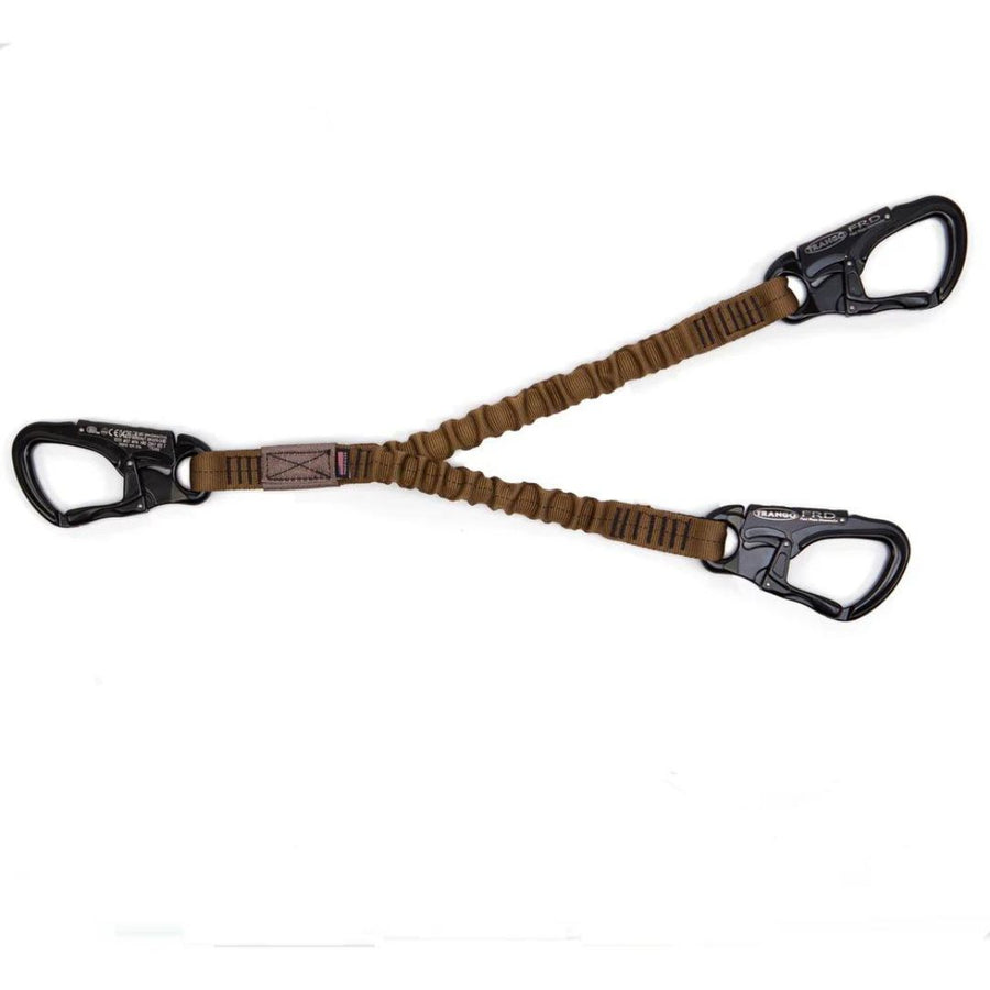 Single notchless locking carabiner, included in the Fast Rope Descender kit, ensuring reliable connection and easy handling. (8745416327405) (8747399807213)