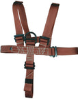 Side view of the U.S. Navy Tactical Chest Harness in terra, highlighting the durable construction, adjustable straps, and Cobra chest buckle, designed for short-haul and SPIE operations. (8749815595245)