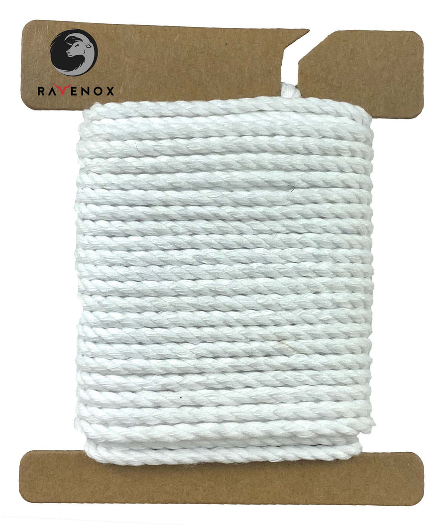 Ravenox White Twisted Polyester Ropes | for Sailing and Boating White / 1/2-Inch x 100-Feet