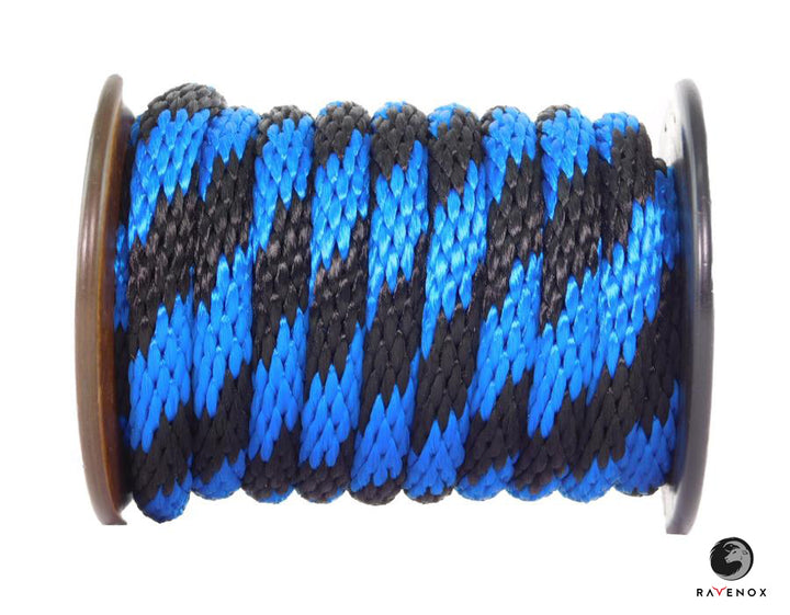 Blue and White Braided Utility Ropes