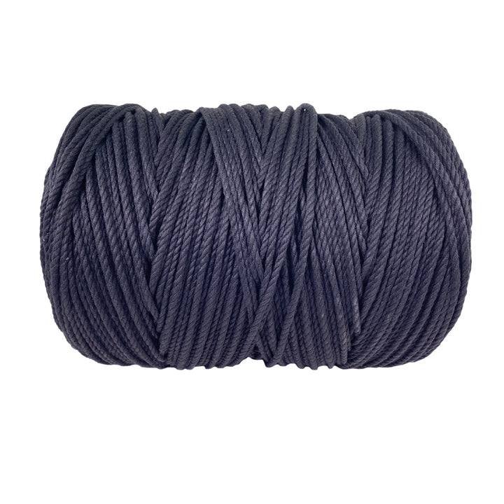 5mm Braided Cotton Cord / Braided Macrame Cotton / Macrame Cord / Weaving  Cotton / Sturdy Macrame Cord / Natural Braided Cotton / Crochet 