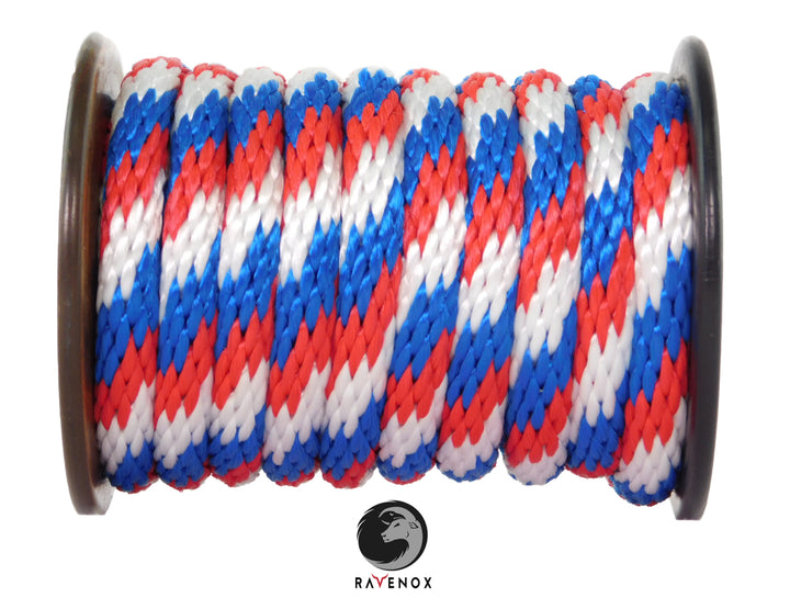 Red, Black and White Patterned Lead Rope – Reins for Rescues