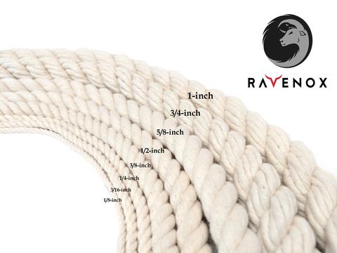 Ravenox Grey Twisted Cotton Rope