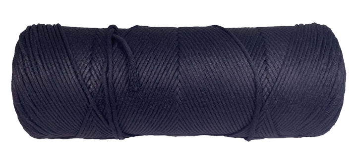 2mm & 3mm Single Strand Black Cotton Macrame Cord 3 mm x 250 Yards