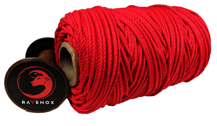 https://www.ravenox.com/cdn/shop/products/Ravenox-Twisted-Cotton-Rope-Cord-Twine-3-16-inch-Red-on-Spool-2_885939fe-8e27-4471-9110-4d2dba66b3d6.jpg?v=1638322591&width=720