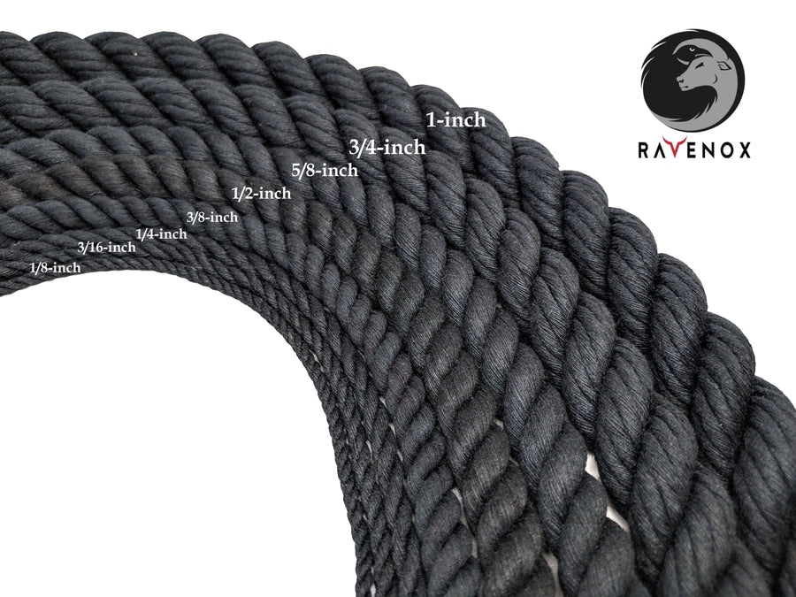 Ravenox Brown Cotton Macramé Cord | Natural Cord for Macramé Projects 5 mm x 83 Yards