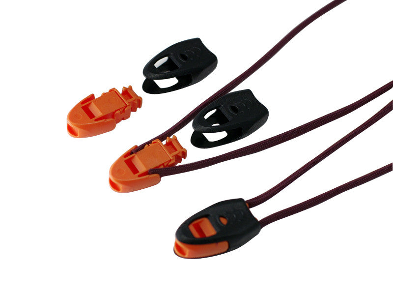 Aerowave Cord End Zipper Pull Whistles, Size: 10 Pack, Orange