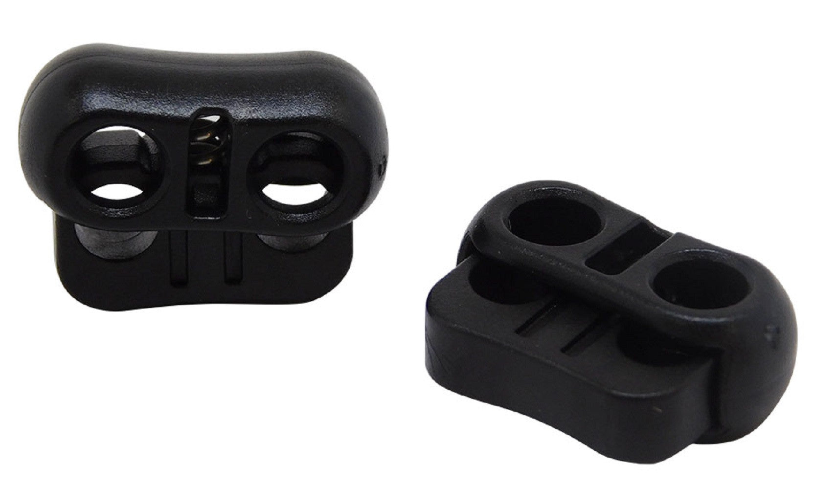 Ravenox Wheeled Cord Locks | for Shoelaces, Backpacks & Cordage Black / 1000 Pack