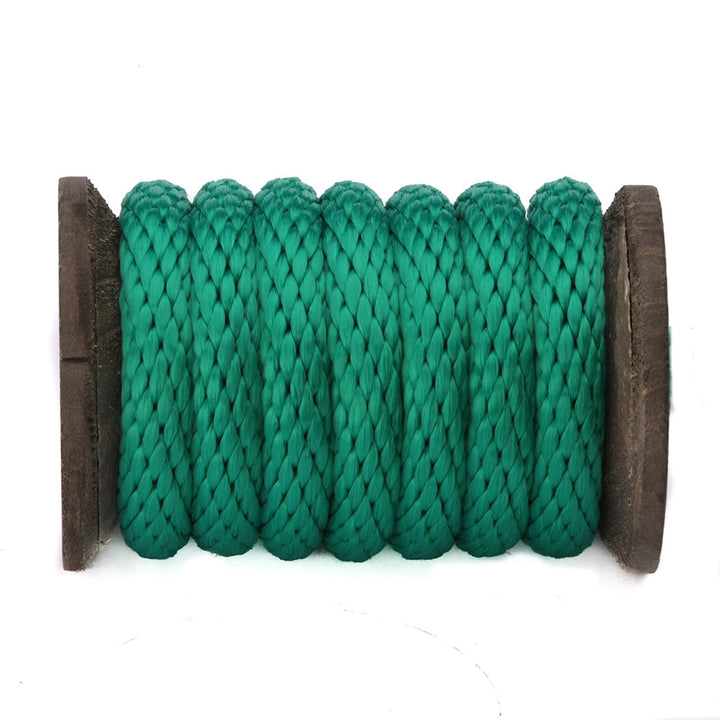 Ravenox Green Braided Utility Rope | Soft & Durable for All Use 1/2 inch x 25 Feet