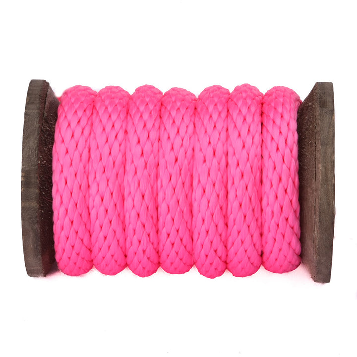 1/4 Inch Twisted Cotton Rope - Pink