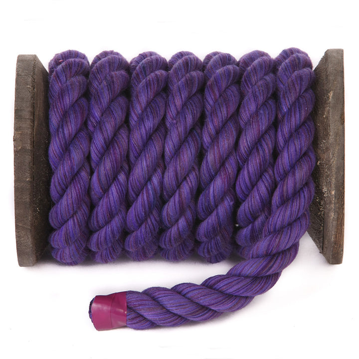 3/8 inch Twisted Cotton Rope - Navy
