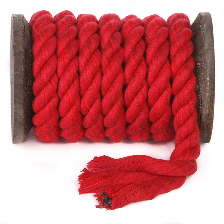 Scarlet Red 25 Ft Art and Craft Rope Cord